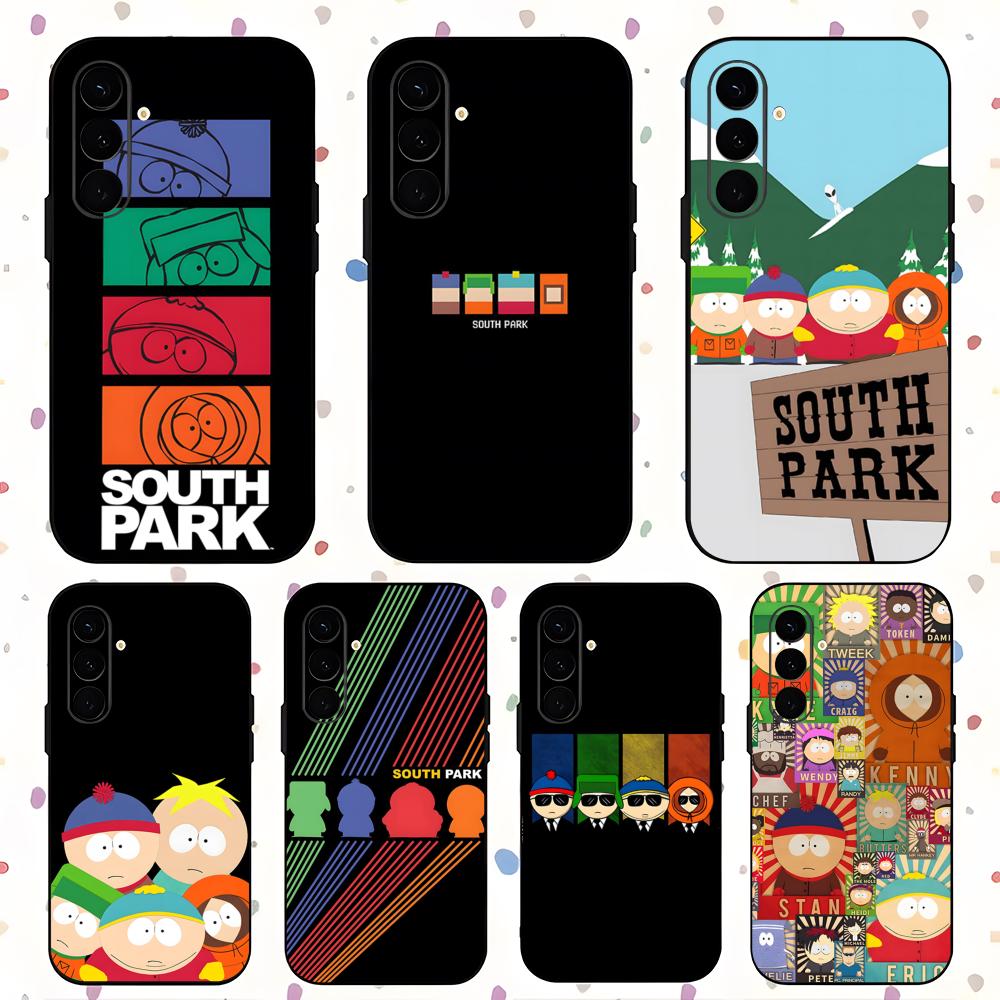 Phone Cases Black - เคสโทรศัพท์การ์ตูนเซาท์พาร์กสุดเท่สำหรับซัมซุงกาแล็กซี่ S26 S25 S24 S23 S22