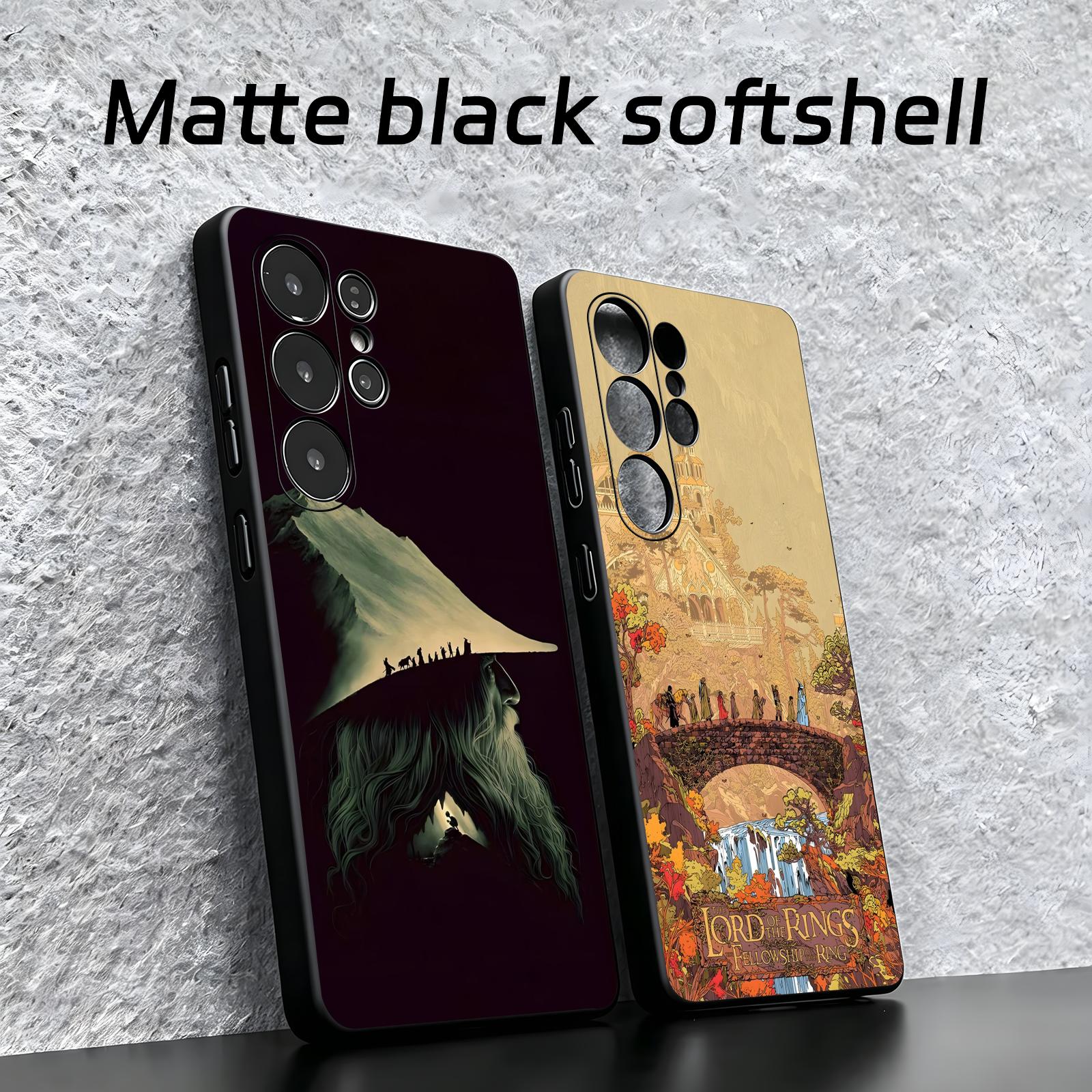 Phone Cases Black - เคสโทรศัพท์สำหรับซัมซุง S26 S25 S24 S23 S22