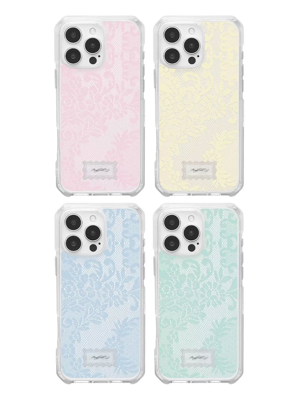 Phone Cases Cool Girl - เคสโทรศัพท์ลายลูกไม้สีหวานสไตล์เกาหลี สำหรับ iPhone 17 16 15
