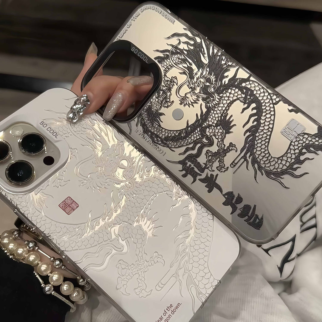 Phone Cases Classy - เคสโทรศัพท์ลายมังกรจีนสุดเท่ สำหรับ iPhone 17 16 15