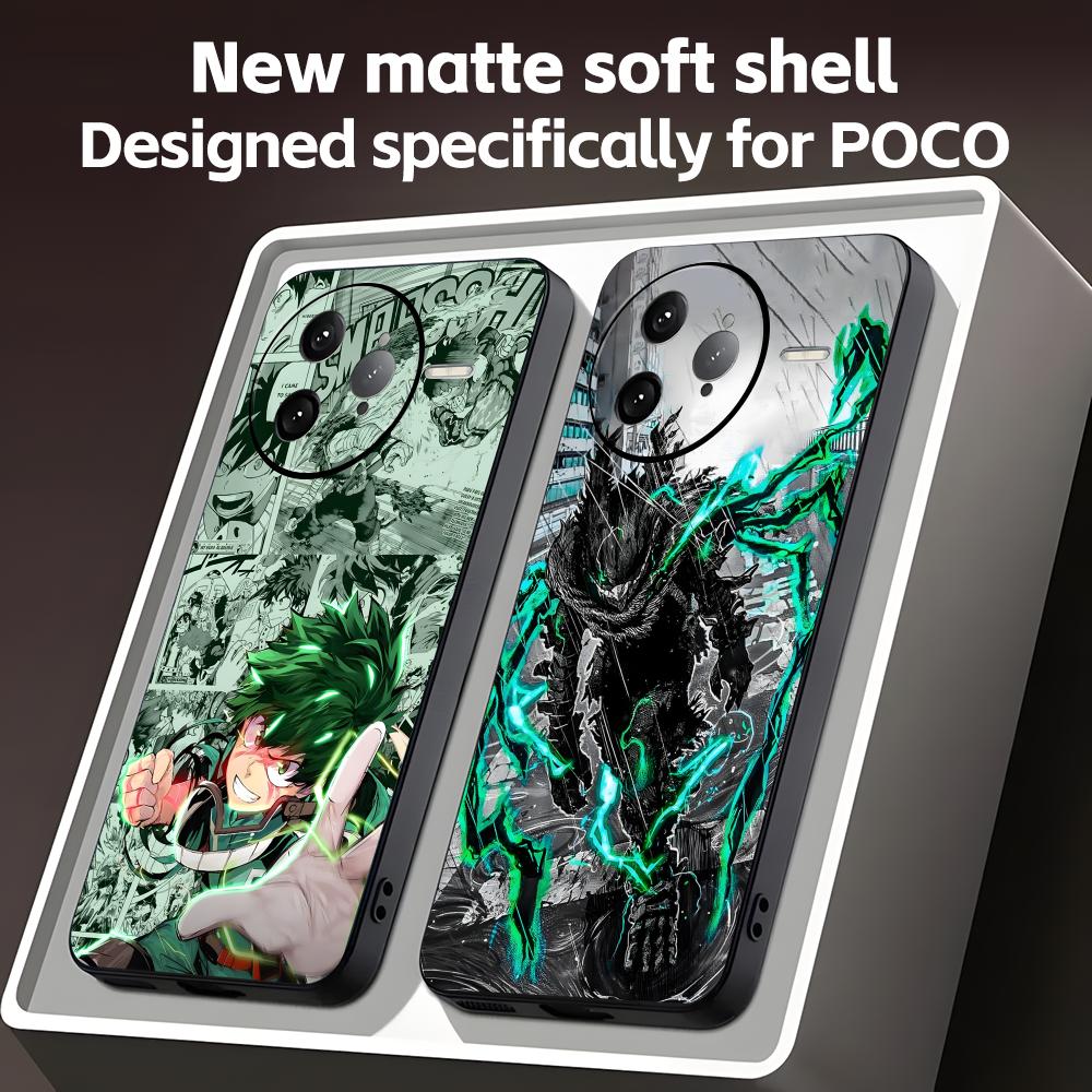 Phone Cases Black - เคสโทรศัพท์ Deku My Hero Academia สำหรับ