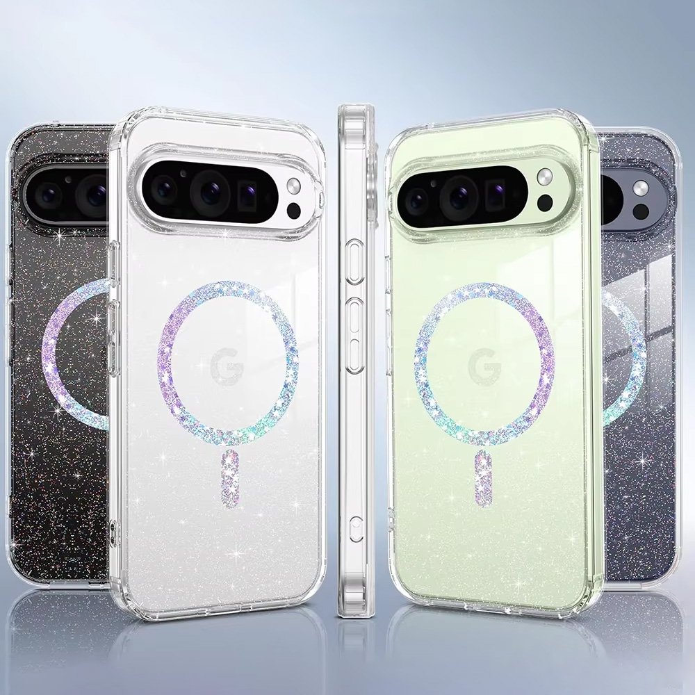 Transparent Thin Case - เคสโทรศัพท์แม่เหล็กใสสำหรับ Google Pixel 11 10ProXL 9ProXL