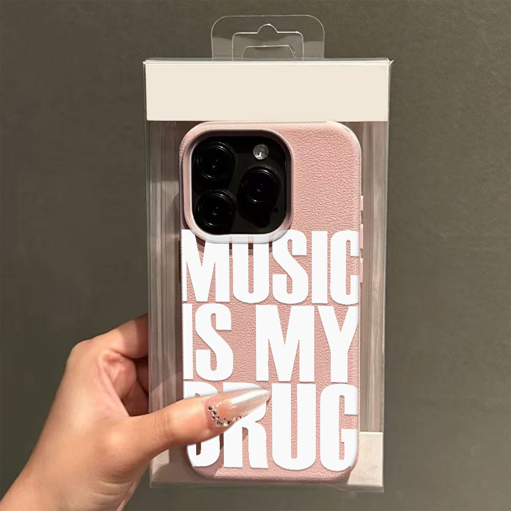 Phone Cases Rubber - เคสซิลิโคนลายดนตรีสำหรับ iPhone 17 Pro Max เคส