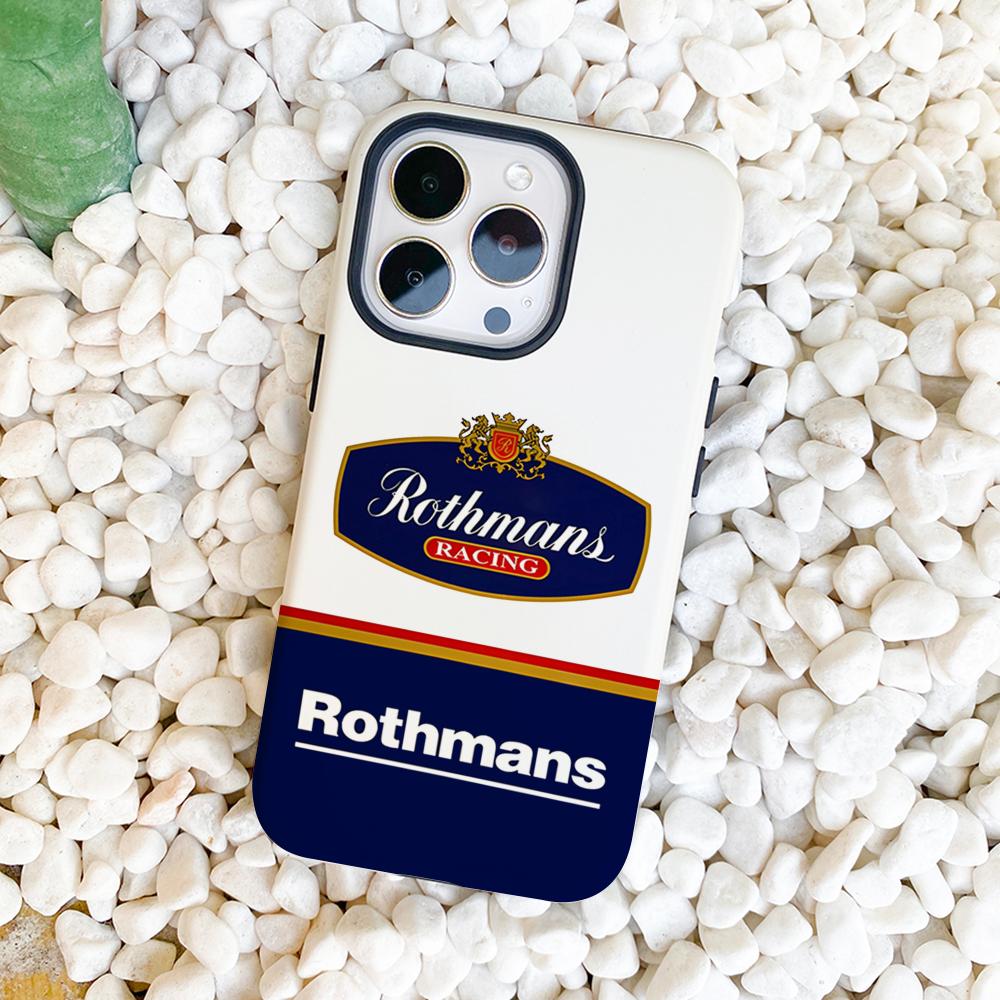Phone Cases Brands - เคสโทรศัพท์ลายบุหรี่แบรนด์ R-Rothmans สำหรับ iPhone 17 16e