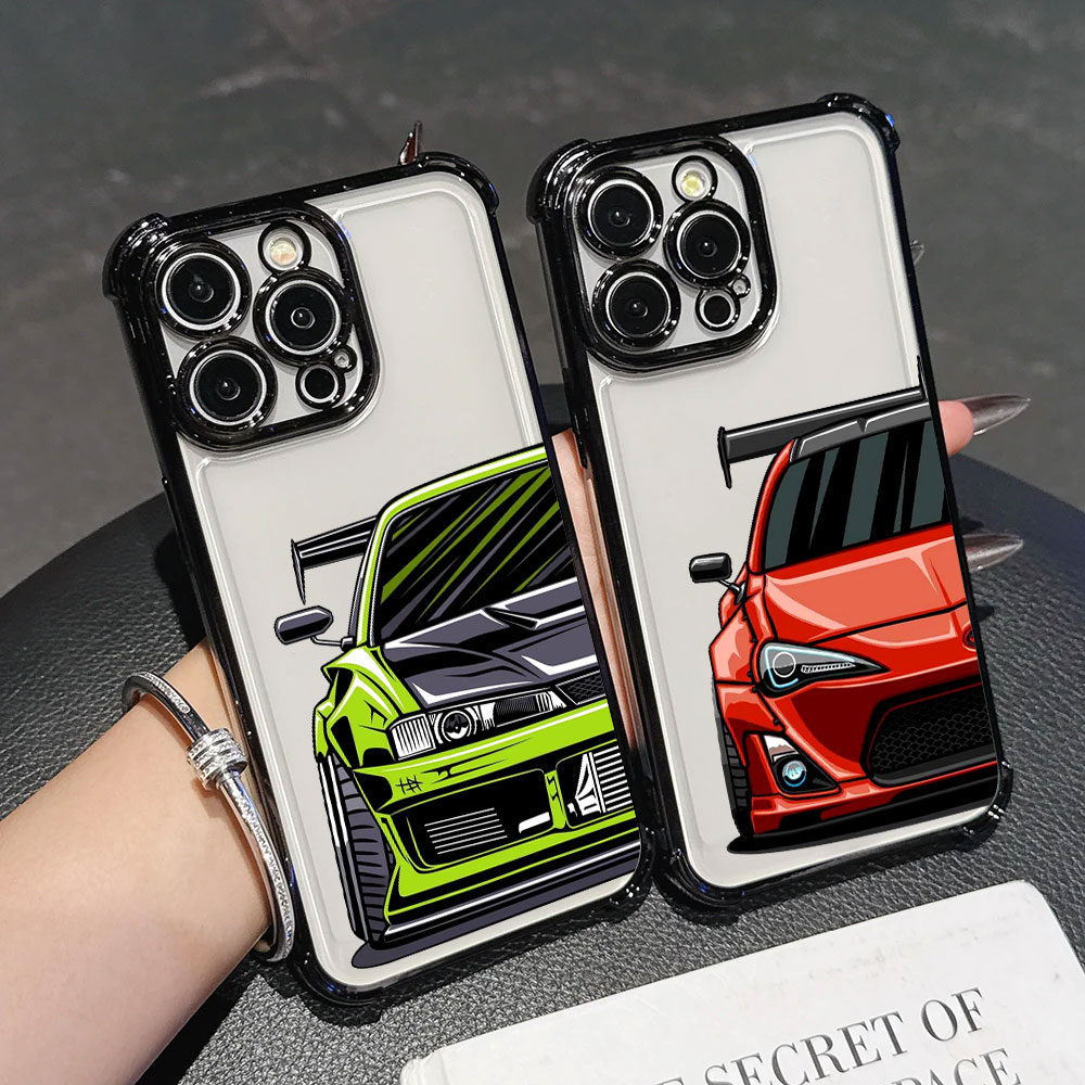 Phone Cases Tokyo - เคสโทรศัพท์ลายการ์ตูนรถดริฟท์ JDM โตเกียว สำหรับ iPhone 17