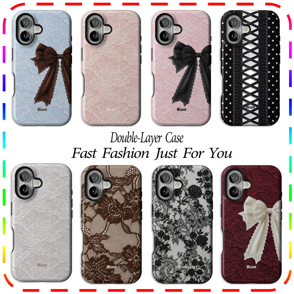 Phone Cases Classy - เคสโทรศัพท์หรูหรา Clmj Bleu Bow สำหรับ iPhone