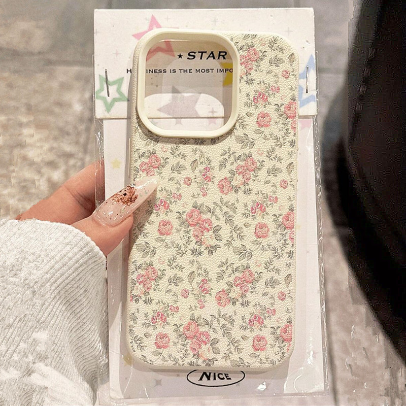 Phone Cases Cool Girl - เคสโทรศัพท์น่ารักลายดอกไม้สีขาวคลาสสิกสำหรับ iPhone 18 17 Pro Max
