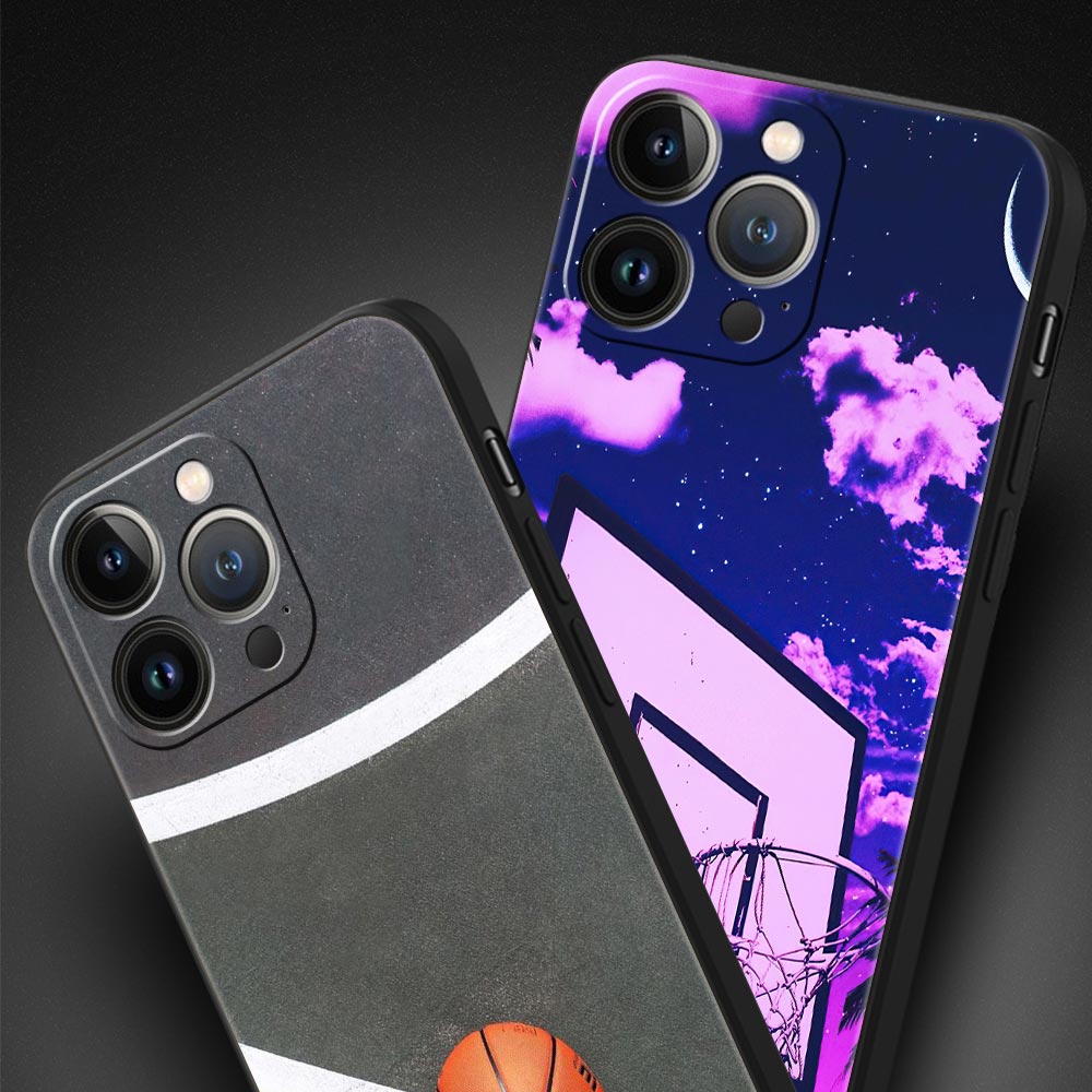 สนามบาสเก็ตบอลกีฬาสำหรับ iPhon - Phone Cases Classy บทวิจารณ์และราคา