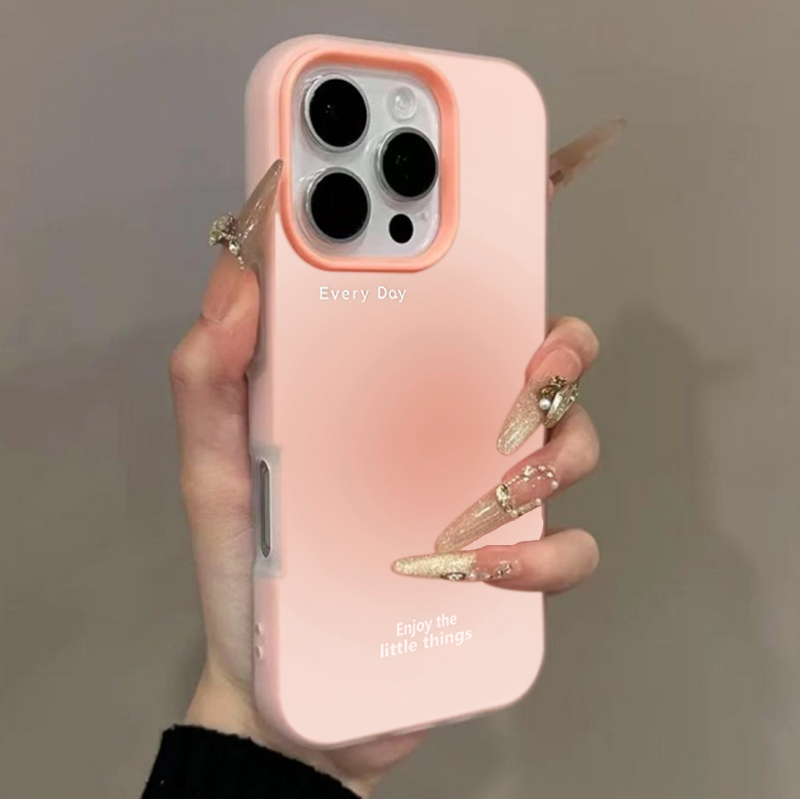 เคสโทรศัพท์ลายไล่เฉดสีชมพูสำหร - Gradient Color Case บทวิจารณ์และราคา