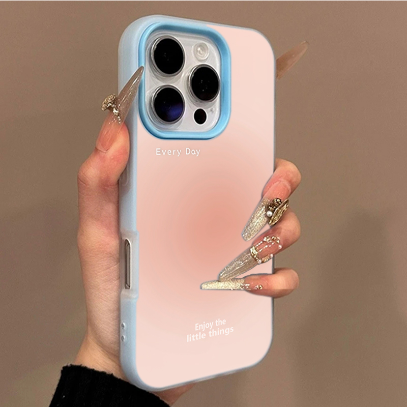 เคสโทรศัพท์ลายไล่เฉดสีชมพูสำหร - Gradient Color Case บทวิจารณ์และราคา