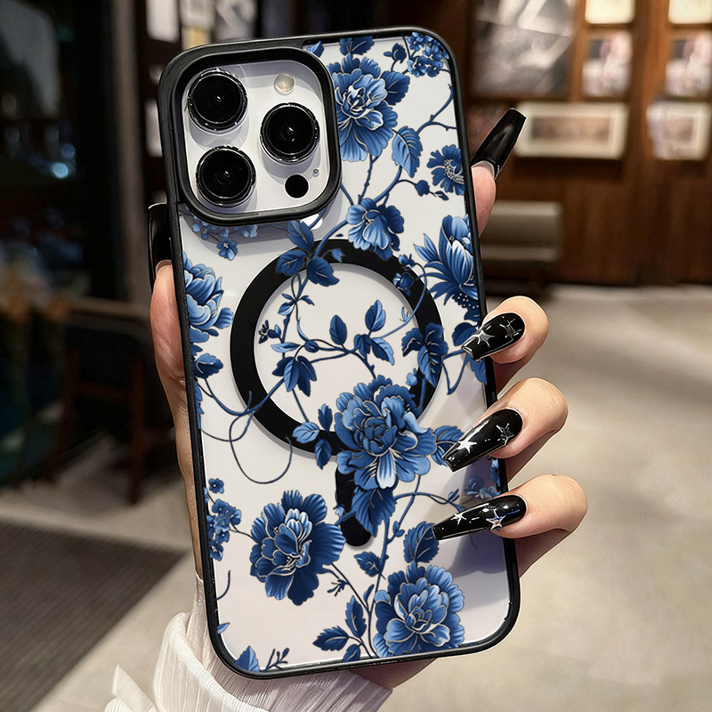 เคสโทรศัพท์แม่เหล็กหรูหราลายดอ - Phone Cases Iphone 16 บทวิจารณ์และราคา