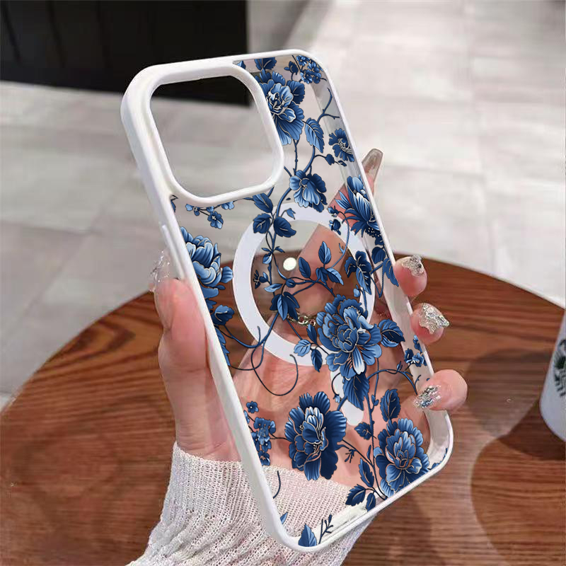 เคสโทรศัพท์แม่เหล็กหรูหราลายดอ - Phone Cases Iphone 16 บทวิจารณ์และราคา