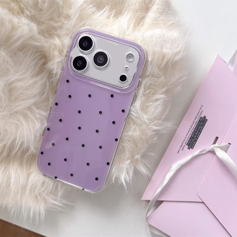 เคสโทรศัพท์ลายการ์ตูนจุดสีม่วง - Phone Cases Cool Girl บทวิจารณ์และราคา