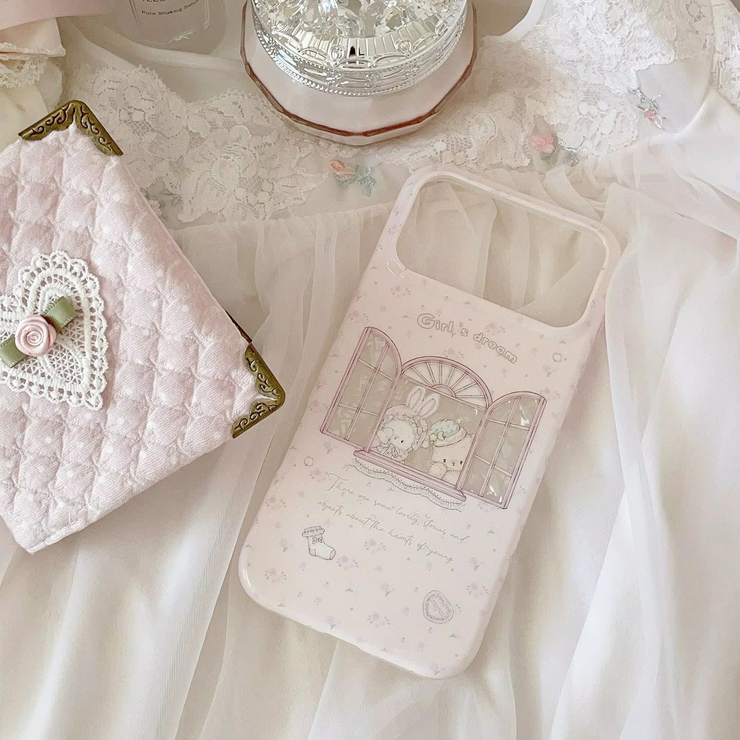 เคสโทรศัพท์ลายดอกไม้สีชมพูสไตล - Phone Cases Cool Girl บทวิจารณ์และราคา