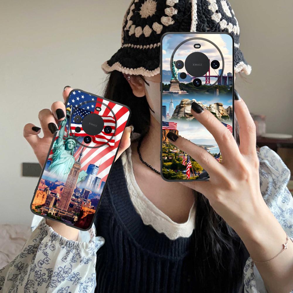 USA อเมริกาธงแมท ทีพียูเคสโทรศ - Phone Cases Usa บทวิจารณ์และราคา