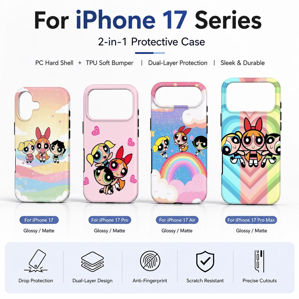 เคสโทรศัพท์ลายอนิเมะ P-Powerpu - Phone Cases Cool Girl บทวิจารณ์และราคา