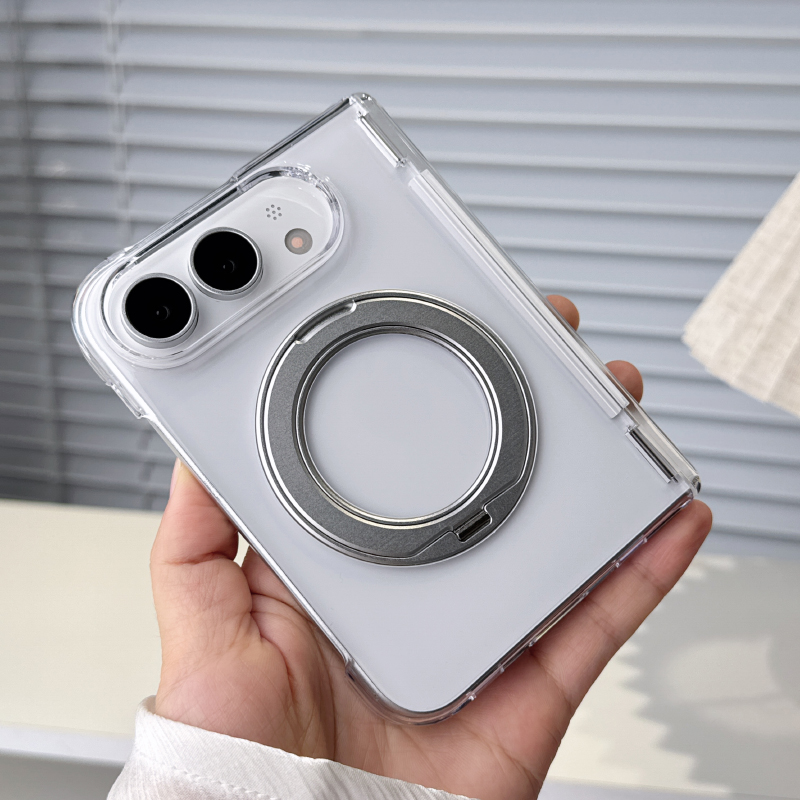 360 ° ขาตั้งโลหะหมุนได้ สีโปร่ - Gradient Color Case บทวิจารณ์และราคา