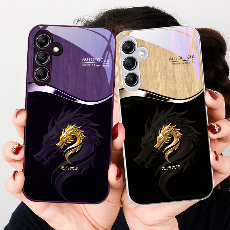 เคสโทรศัพท์แก้วลายมังกรสีทองไล - Gradient Color Case บทวิจารณ์และราคา