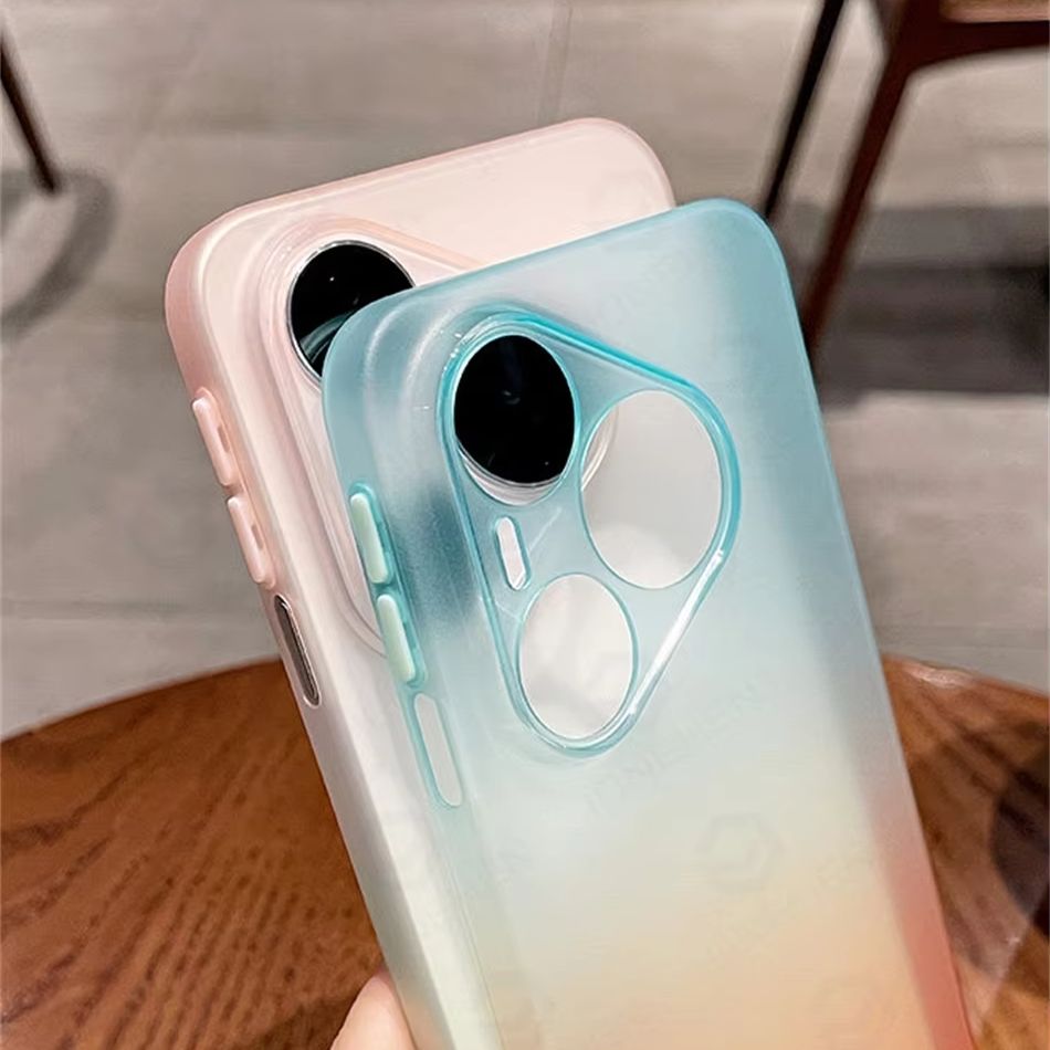 เคสโทรศัพท์แบบด้านไล่สี TPU โป - Gradient Color Case บทวิจารณ์และราคา