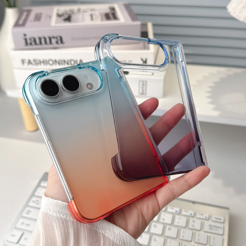 เคสโทรศัพท์แบบแข็งโปร่งแสงไล่เ - Gradient Color Case บทวิจารณ์และราคา