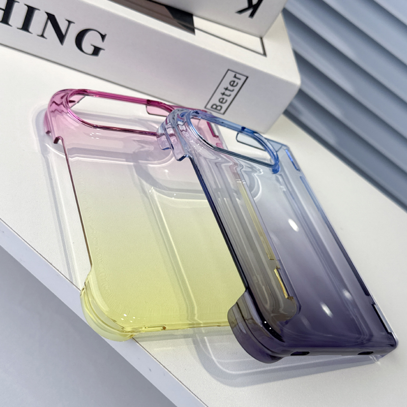 เคสโทรศัพท์แบบแข็งโปร่งแสงไล่เ - Gradient Color Case บทวิจารณ์และราคา