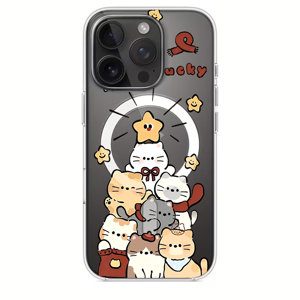 เคสโทรศัพท์ลายการ์ตูนแมวน่ารัก - Phone Cases Iphone 16 บทวิจารณ์และราคา